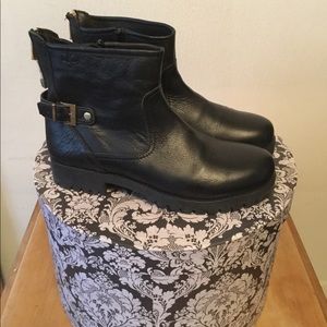 New Women’s Leather Motorcycle Boot by Lumberjack